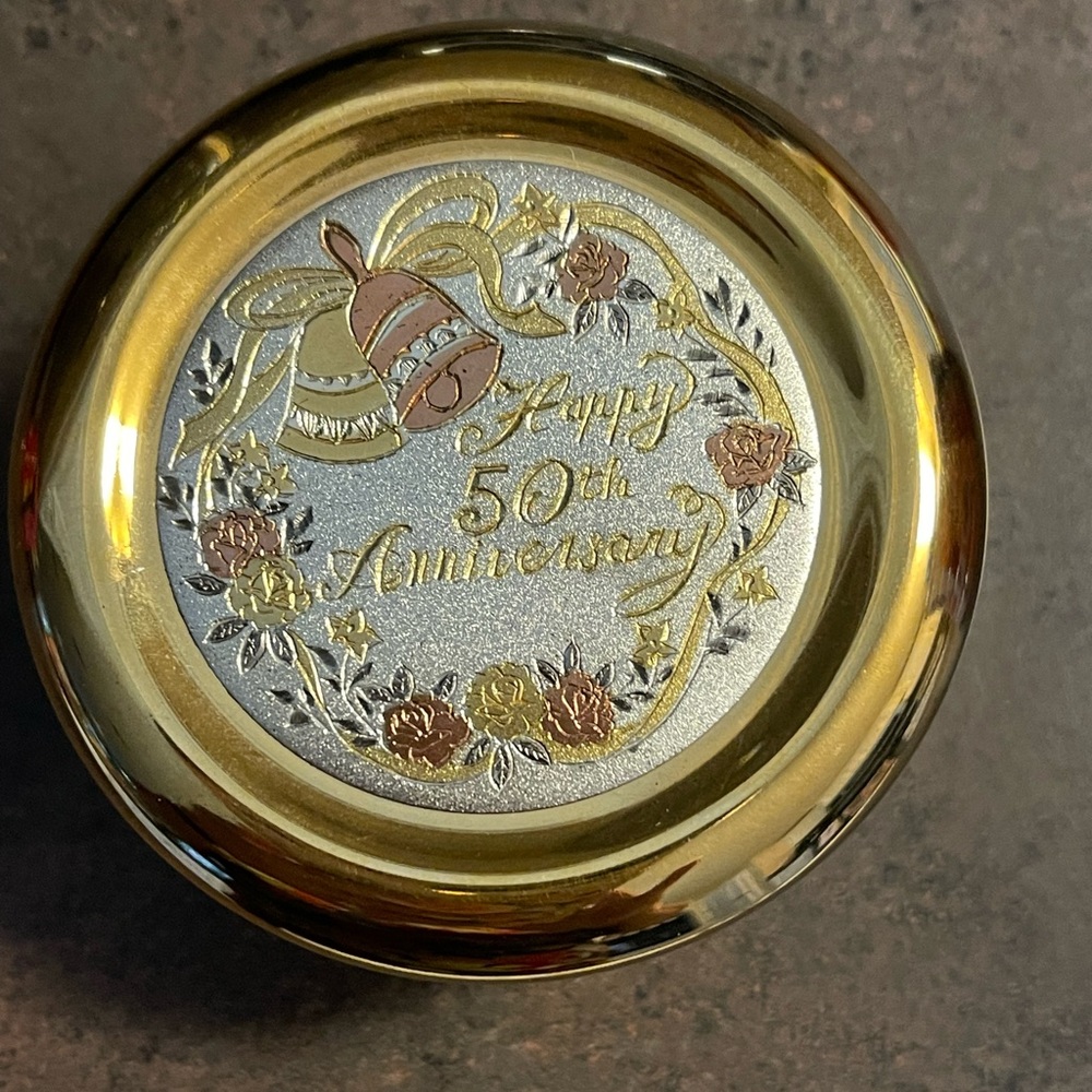 Vintage "The Art Of Chokin" 24k gold rim, trinket container. Beautiful! - Picture 3 of 5